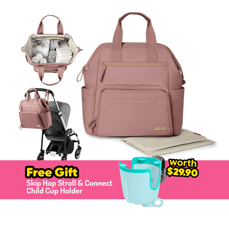 Skip Hop Main Frame Wide Open Backpack + FREE GIFT
